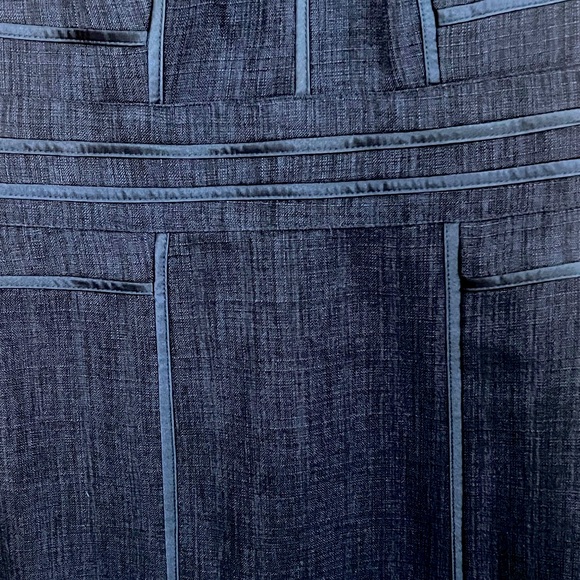 Navy Sleeveless Sheath Dress Size 4 - Picture 3 of 3